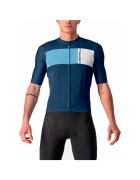 CASTELLI Tricou albastru de poliester pentru barbati - Albastru