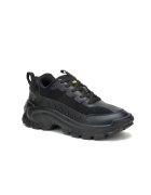 CAT Pantofi de piele ecologica cu siret - Negru