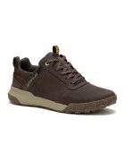 CAT Pantofi de piele intoarsa cu siret - Maro