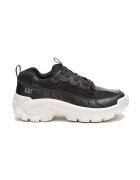 CAT Pantofi sport de piele ecologica cu imprimeu logo - Negru stins