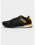 CAT Pantofi sport din piele intoarsa si material textil cu logo - Negru/Portocaliu