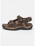 CAT Sandale cu velcro Giles Oxford - Maro inchis