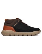 CAT Tenisi barbati Black Hex Lite Cruise - piele naturala - negru