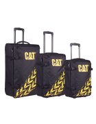 Caterpillar Set 3 trolere Soft Luggage 52L - 57L - 62L - Poliester - galben/negru