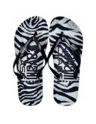 Cavalli Slapi barbati - D000789-B001 - negru/zebra - utilizare zilnica