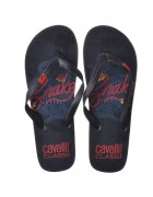 Cavalli Slapi barbati - D001078-B001 - negru/rosu
