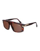 Cazal Ochelari de soare aviator supradimensionati cu model unisex - Negru/Portocaliu mandarina