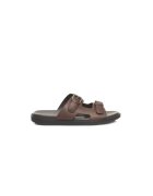 Cerruti 1881 Sandale de piele cu catarama - Maro