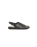 Cerruti 1881 Sandale de piele cu catarama - Negru