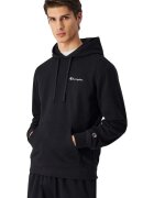 Champion Hanorac barbati negru - croiala slim - gluga integrata - bumbac