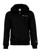 Champion Hanorac cu fermoar si detaliu logo - Negru