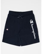 Champion Pantaloni scurti cu imprimeu logo - Bleumarin