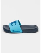 Champion Papuci cu logo Aru - Albastru pastel/Albastru inchis