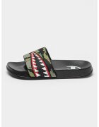 Champion Papuci Sharky - Negru/Alb optic/Verde feriga