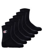 Champion Set de sosete lungi cu logo - 6 perechi - Negru