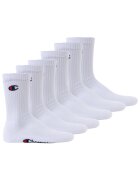 Champion Set de sosete lungi unisex - 6 perechi - Alb