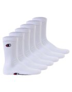 Champion Set de sosete lungi unisex - 6 perechi - Alb