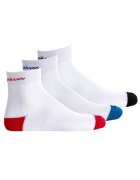 Champion Set de sosete scurte unisex - 3 perechi - Alb