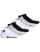 Champion Set de sosete unisex pana la glezna - 6 perechi - Negru - Gri - Alb