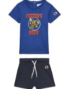 Champion Set tricou si pantaloni scurti baieti 307013 - Bumbac - Bleumarin/Albastru - Albastru/Bleumarin