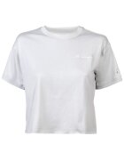 Champion Tricou crop cu decolteu la baza gatului - Gri