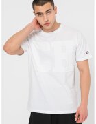 Champion Tricou cu aplicatie logo Raw - Alb