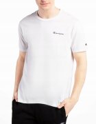 Champion Tricou cu detaliu logo din bumbac - Alb