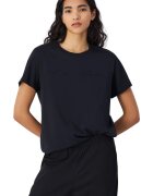 Champion Tricou dama negru - bumbac - croiala slim - decolteu rotund