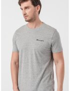 Champion Tricou din bumbac cu detalii logo Basic - Gri melange
