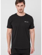 Champion Tricou din bumbac cu detalii logo Basic - Negru