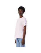 Champion Tricou sport roz - bumbac - croiala slim - decolteu rotund