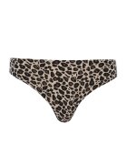 Chantelle Chiloti tanga fara cusaturi cu animal print - Negru/Bej