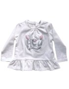 Chicco Bluza cu peplum si particule stralucitoare