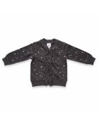Chicco Bluza fete bumbac maro cu stele 74