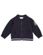Chicco Pulover copii cardigan bleumarin - 80% lana - 20% poliamida - stil elegant -