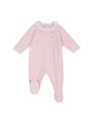 Chicco Salopeta cu nasturi decorativi - Roz pal