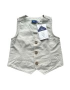 Chicco Vesta baieti melange - bej - in si bumbac - cu buzunare - set