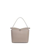 Chrisbella Geanta tote din piele ecologica Seraphina - Maro taupe