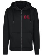Christian Lacroix Hanorac CXL - negru - bumbac/poliester - cu fermoar - gluga integrata