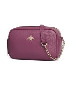Ciel Geanta crossbody din piele Elsa - Violet tyrian