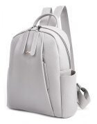 Ciel Rucsac de piele cu buzunare exterioare Hazel - Gri deschis