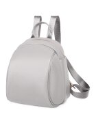 Ciel Rucsac de piele cu fermoar Nimue - Gri deschis