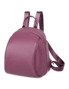 Ciel Rucsac de piele cu fermoar Nimue - Roz fandango