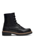 Clara Barson Ghete dama piele ecologica - negru - model scurt