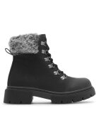 Clara Barson Ghete dama TRINITY WS5866-20 - piele ecologica - negru -