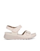 Clara Barson Sandale dama - bej - plastic -