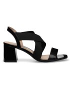 Clara Barson Sandale dama Textil Negru - Negru