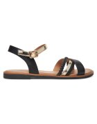 Clara Barson Sandale dama WFA3897-12 - negru/auriu