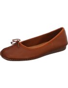 Clarks Balerini FRECKLE ICE - Piele/ Cauciuc - Maro