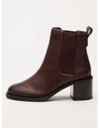 Clarks Botine Chelsea de piele Chamberly - Caramel